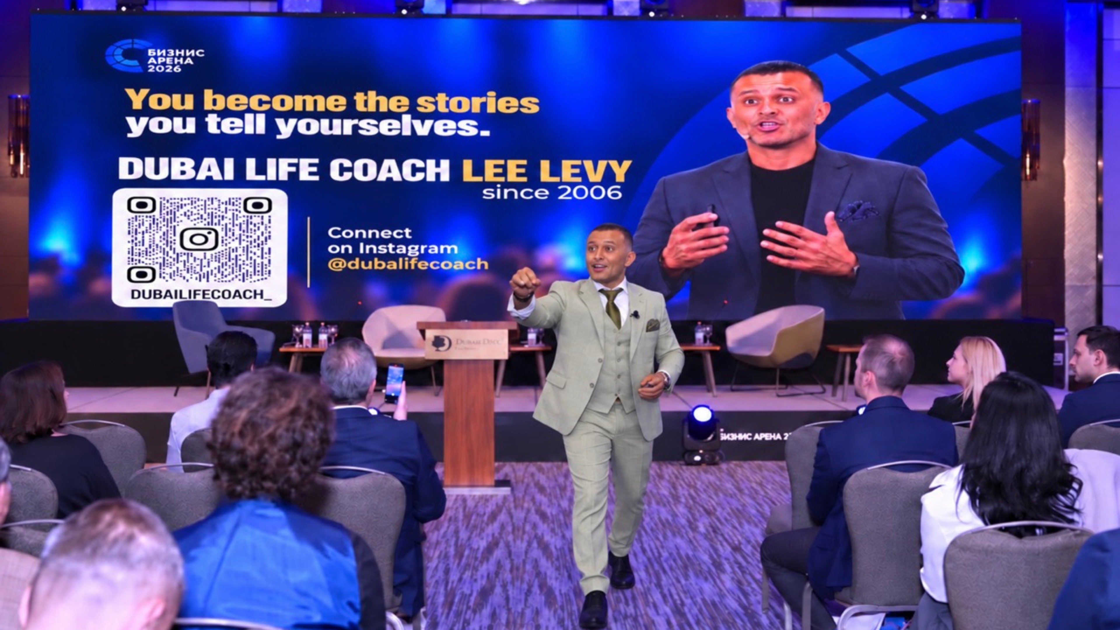 Dubai Life Coach Lee Levy corporate training workshop